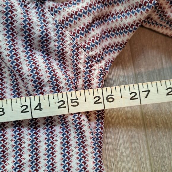 Cinch Men’s Red Geometric Long Sleeve Button Up Size XXL Western Cowboy - Picture 10 of 10